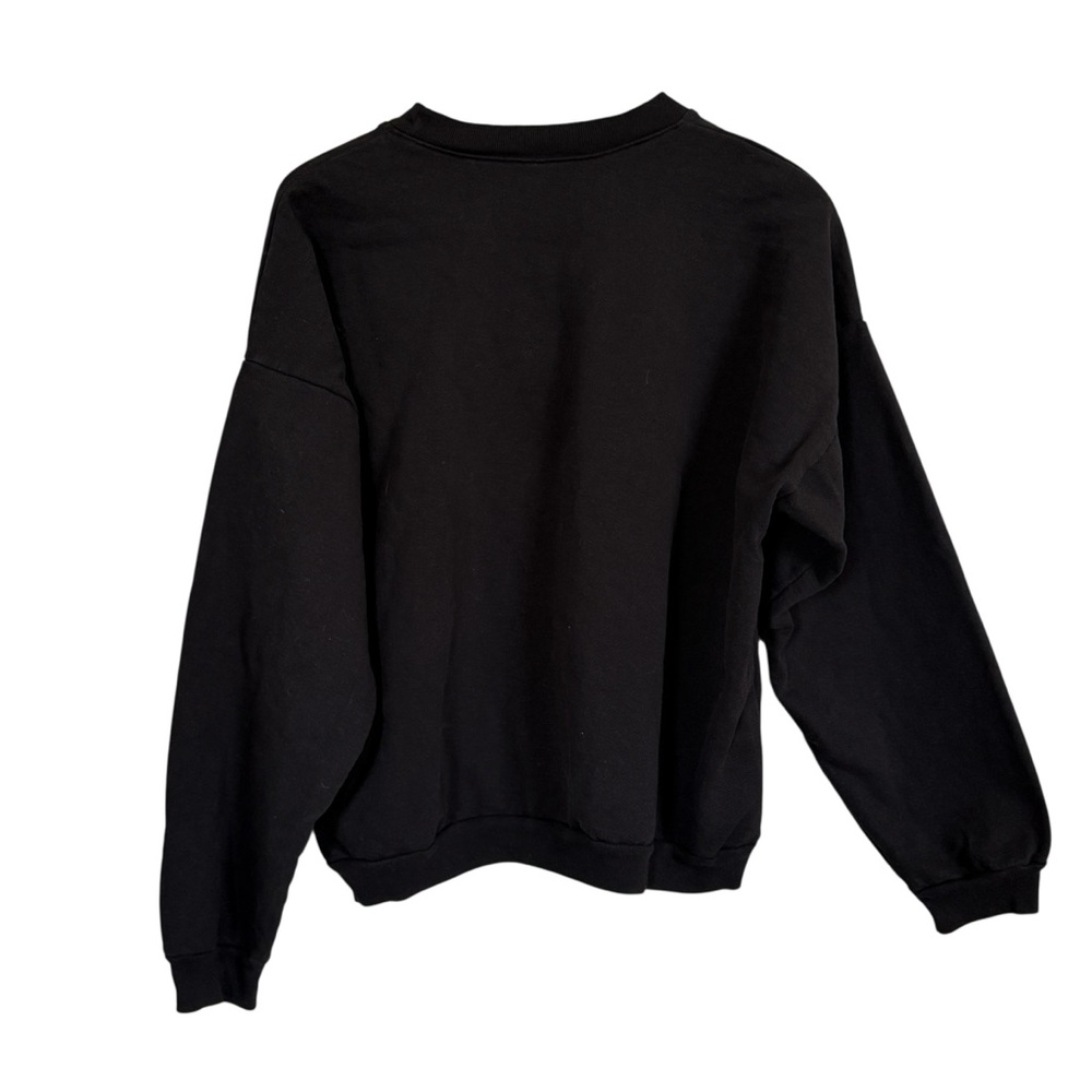 Everybody World Black Trash Crewneck Size Med made In The USA - Picture 2 of 7